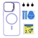 Чохол TPU+PC+Metal Stand Case with MagSafe and Camera Lenses для iPhone 15 Pro Max Колір Dark Blue - изображение 11