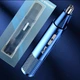 Тример для носа та вух Nose hair trimmer на акумуляторі з USB зарядкою круглий синій - зображення 3