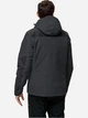 Куртка демисезонная с капюшоном мужская Jack Wolfskin Jasper Ins Jkt M A61872_6350 S Темно-серая (4064886337403) - изображение 2
