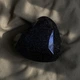 Коробочка для кольца с подсветкой Weeding Glow Heart, галактический черный - Футляр-шкатулка в виде сердца для предложения (700128) - изображение 3