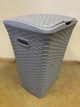 Корзина для белья 50л ROTANGE серый металлик из пластика (Н56х33х42,5 см) Консенсус - изображение 9