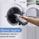 Заполняемая подушка под шею для путешествий из велюра с регулировкой под размер шеи и лямкой для транспортировки Langris|Подушка для авиаперелетов пустая (1179-02) - изображение 3