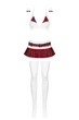 Эротический игровой костюм школьницы Obsessive Schooly Белый S/M (SO7304) - изображение 4