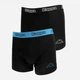 Труси-боксери Kappa Logo Box 2 шт. 304JB30 Black/Blue sea S - зображення 1