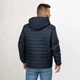 Куртка демісезонна чоловіча великого розміру UF-fashion 98-двл DV MEN'S 64 темно-синій - зображення 3