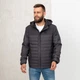 Чоловіча демісезонна куртка великого розміру UF-fashion 98-двл DV MEN'S 64 графітовий - зображення 1