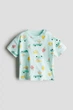 Футболка мятная H&M 92см (400098344) - изображение 1