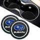 Коврик антискользящий в подстаканник с логотипом SUBARU (2 шт) - изображение 1