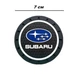 Коврик антискользящий в подстаканник с логотипом SUBARU (2 шт) - изображение 3