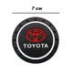 Коврик антискользящий в подстаканник с логотипом TOYOTA (2 шт) - изображение 3