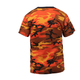 Футболка армійська тактика камуфляжна ROTHCO USA Orange Camouflage XL - зображення 3