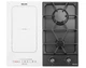Комбінована варильна поверхня Weilor WIS 370 WHITE (індукційна) + Weilor GM 304 BL - зображення 1