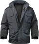 Куртка Rothco M-65 тактическая штормовая нейлоновая Storm Jacket Black S - изображение 1