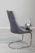 Стул Carlos Grey velvet Евродом X-1908 - изображение 2
