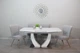 Стол обеденный Concord White Gloss ceramic HY03 160*90 Евродом T-904 - изображение 6