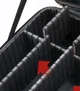 Косметичка с LED зеркалом, кожаная черная косметичка-органайзер - изображение 5