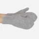 Варежки женские вязаные Malisa Умка 12-6010-DM-150 One Size Светло-серые - изображение 2