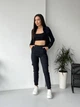 Жіночий костюм на бликавці (кофта + брюки) Uaclothes 42-44 Чорний (like26301-65041349) - изображение 2