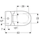 Унитаз-компакт KOLO Freja Premium L79046000 c бачком и сиденьем Soft Close - изображение 6