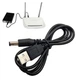 Кабель для роутера від повербанка USB 5V - DC 9V, 0.5А, 5.5х 2.1мм, підвищуючий, Black - зображення 3