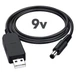 Кабель для роутера від повербанка USB 5V - DC 9V, 0.5А, 5.5х 2.1мм, підвищуючий, Black - зображення 7