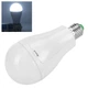 LED Лампа с аккумулятором аварийная цоколь (патрон E27/15W/3W от АКБ/2*18650/up to 4 Hours) - изображение 2