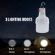Світлодіодна підвісна кемпінг лампа USB Ball Bubble big на акумуляторі - зображення 5