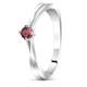 Серебряное кольцо с гранатом Нота К2092Г 15р. - изображение 1