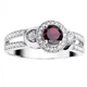 Серебряное кольцо с гранатом Кира ПДК77Г 16.5р. - изображение 2