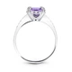 Серебряное кольцо с аметистом Мадонна ПДК29АМ 16р. - изображение 3