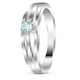Серебряное кольцо с топазом Фанатик К2140Т 18.5р. - изображение 1