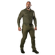 Тактическое CamoTec поло Army ID Long CoolPass Pique LT Olive олива 3XL - изображение 3