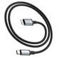 Кабель Type-C на USB Micro-B Hoco для жестих дисков HDD/SSD (USB 3.0, 5 Гбит, 0,5m). Black - изображение 3