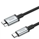 Кабель Type-C на USB Micro-B Hoco для жестих дисков HDD/SSD (USB 3.0, 5 Гбит, 0,5m). Black - изображение 7