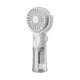 Вентилятор ручний акумуляторний Mini Spray Fan F4 із розпилювачем води Білий - зображення 1