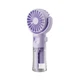 Вентилятор ручний акумуляторний Mini Spray Fan F4 із розпилювачем води Фіолетовий - зображення 1