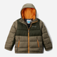 Дитяча зимова куртка для хлопчика Columbia Pike Lake II Hooded Jacket 2050351398 128-134 см Оливкова (195981080223) - зображення 1