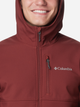 Kurtka wiatrówka męska Columbia Ascender II Hooded Softshell Jacket 2090454681 L Bordowa (195981097139) - obraz 6