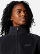 Толстовка на блискавці без капюшона жіноча Columbia Benton Springs Full Zip 1372111010 L Чорна (824648383819) - зображення 6