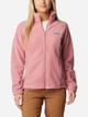 Bluza damska rozpinana streetwear Columbia Benton Springs Full Zip 1372111630 S Różowa (195981471144) - obraz 1