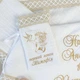 Крыжма из муслина для мальчика Family Tradition с вышивкой 100х100 см белый Нашему ангелочку - изображение 2