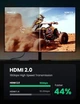 Кабель HDMI UGREEN HDMI to HDMI 2.0 4K UHD високошвидкісний кабель 3м Black (HD118) - зображення 5
