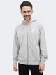 Толстовка на молнии мужская New Balance Stacked Logo MJ41501AG 2XL Серая (197375352473) - изображение 1