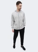 Толстовка на молнии мужская New Balance Stacked Logo MJ41501AG 2XL Серая (197375352473) - изображение 3