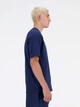 Футболка хлопковая длинная мужская New Balance Small Logo MT41509NNY S Синяя (196941810751) - изображение 3