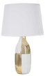 Lampka nocna ceramiczna Mauro Ferretti glamour 33 cm (8024609365294) - obraz 1