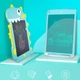 Графічний планшет Kids Pad 9" Color Dinosaur Blue (2000985000505) - зображення 2