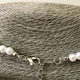 Ланцюжок з перлинами та сердечком Honey Fashion Accessories білий+сріблястий (12-197) - зображення 6