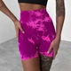 Жіночі велосипедки пуш ап мармурові розмір L (1376-pink2-L) - зображення 1
