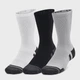 Набір чоловічих шкарпеток високих Under Armour UA Performance Tech 3pk Crew 1379512-011 XL 3 пари Різнокольоровий (196884005047) - зображення 1